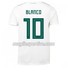 Completo Calcio Messico Blanco 10 Divisa Trasferta Mondiali 2018